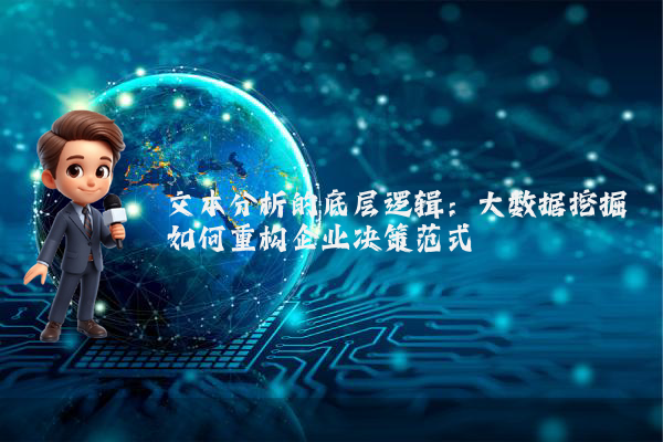 文本分析的底层逻辑：大数据挖掘如何重构企业决策范式